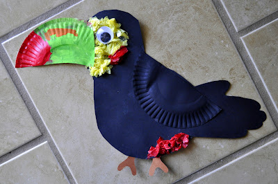 Paper Plate Toucan