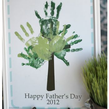 Father's Day Handprint Tree Printable