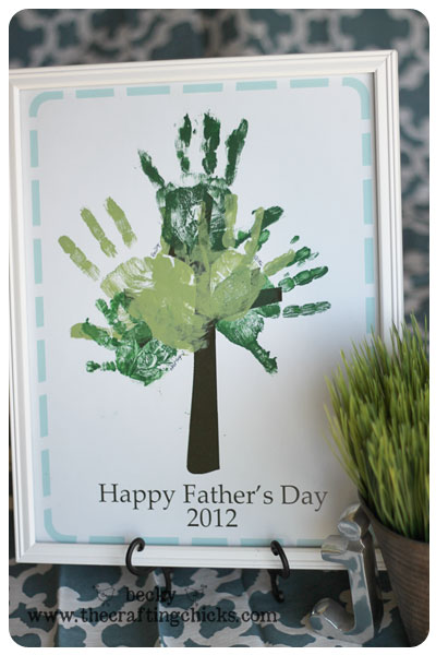 Father's Day Handprint Tree Printable