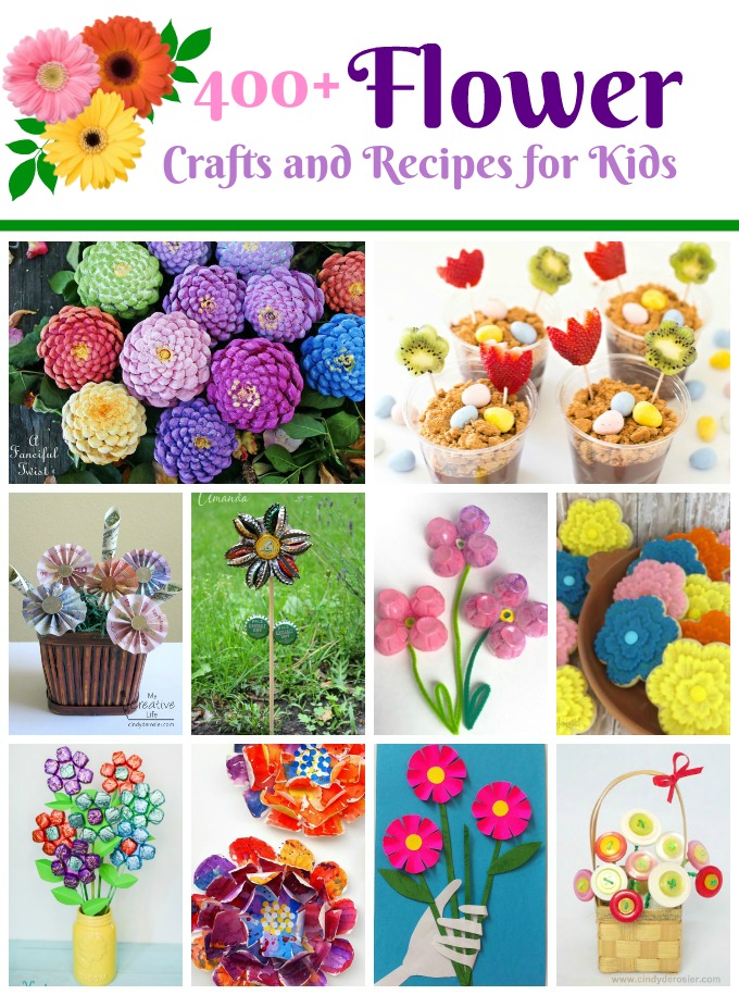 Flower Crafts and Recipes for Kids | Fun Family Crafts