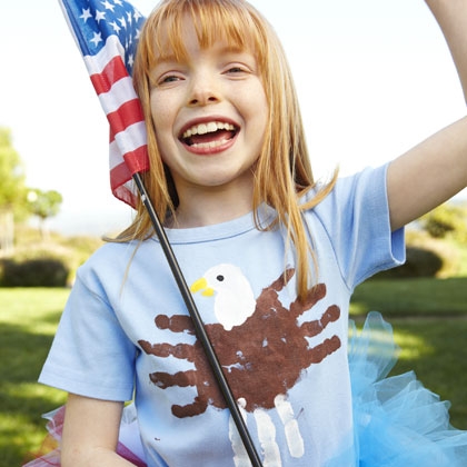 handprint 4th of july shirt