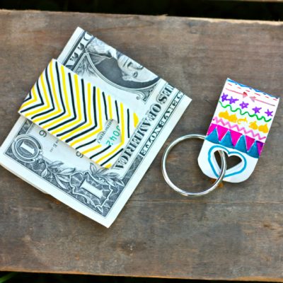 Shrinky Dink Key Chains and Money Clip