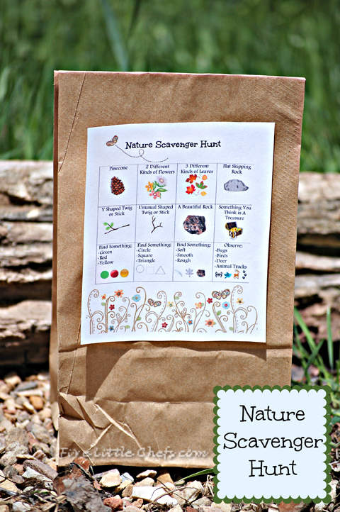Nature Scavenger Hunt for Kids | Fun Family Crafts