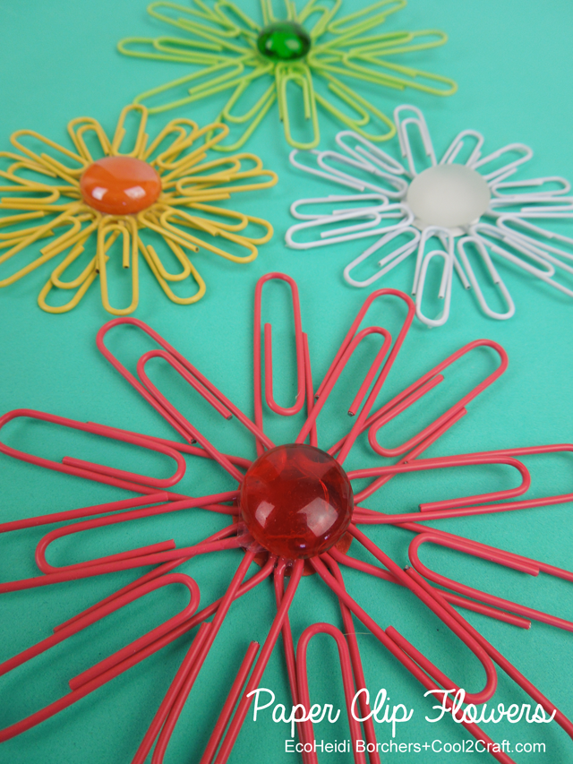 Paper Clip Flowers | Fun Family Crafts