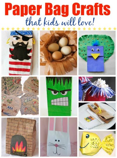 Easy Paper Bag Crafts for Kids - Happy Toddler Playtime