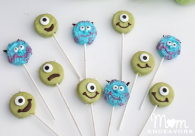 Mike & Sulley Monsters Oreo Pops