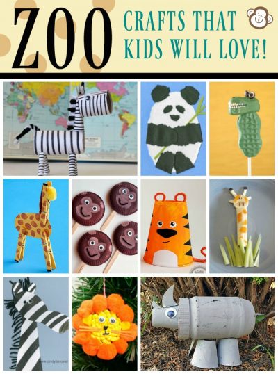 zoo craft animal family selfies