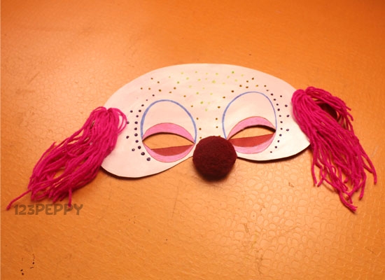 Clown Mask Fun Family Crafts