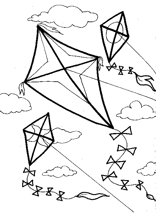 Coloring Picture Of Kite 8