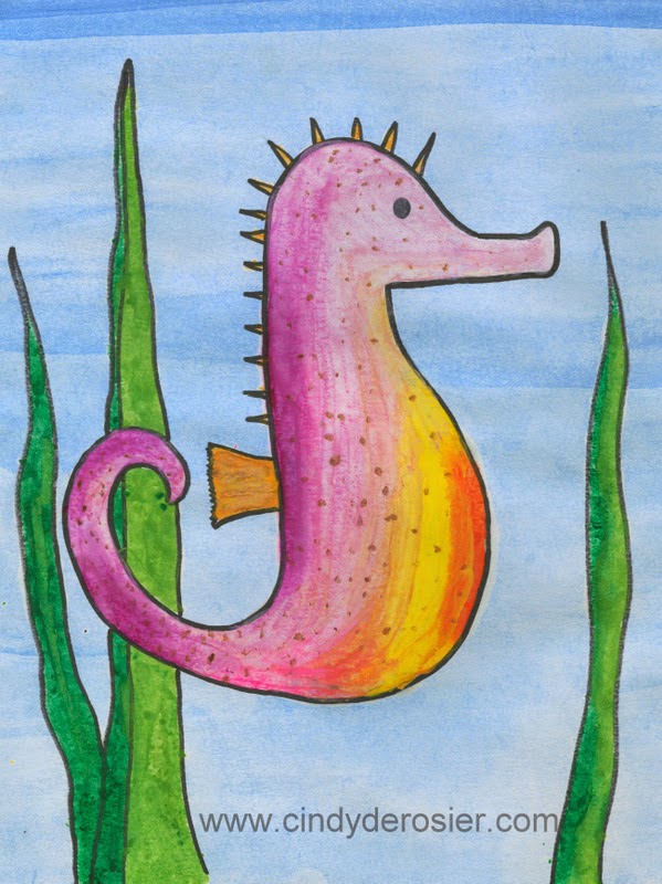 Crayon Melt Seahorse