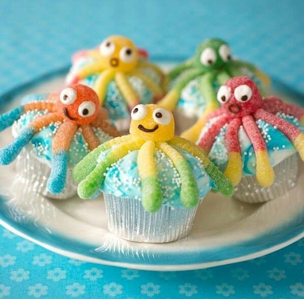 Octopus Cupcakes