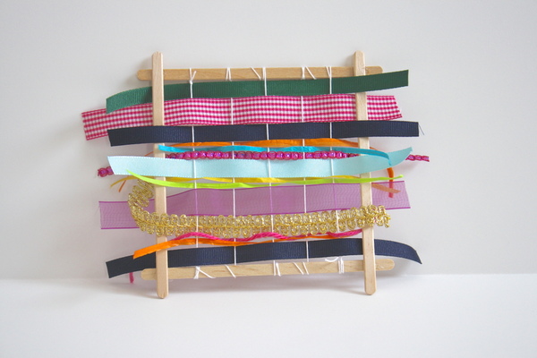 Craft Stick Ribbon Weaving Loom | Fun Family Crafts