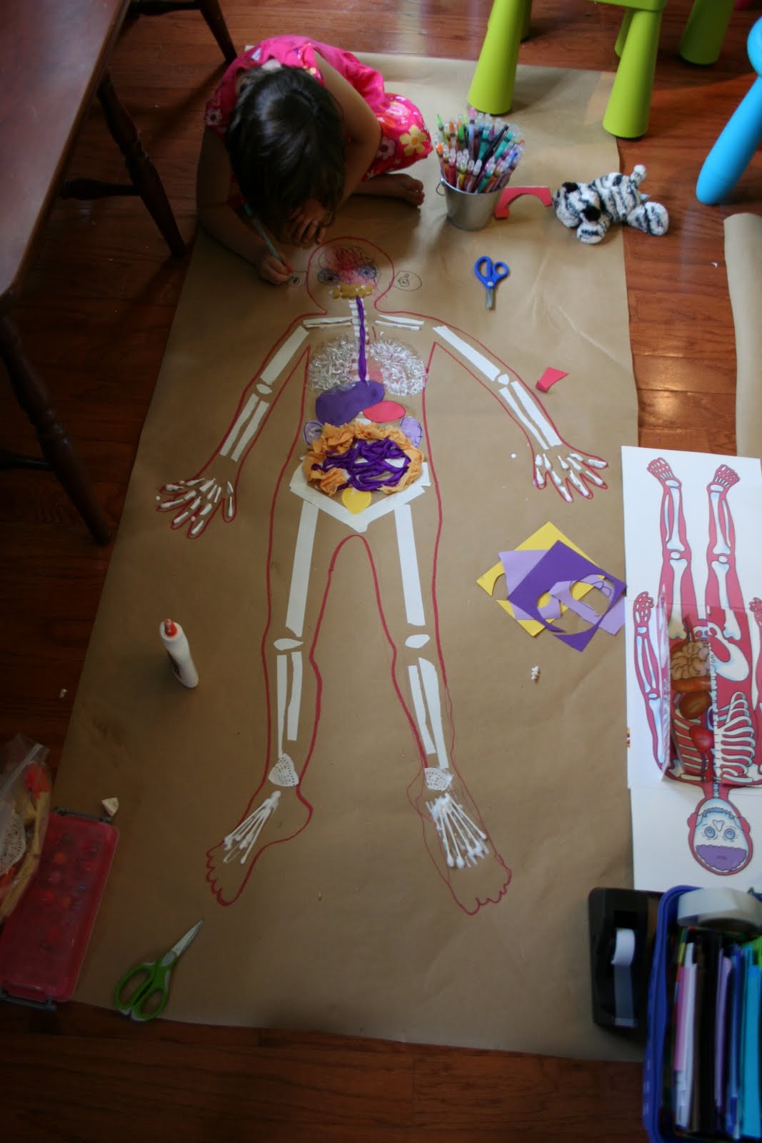 LifeSized Body Map Fun Family Crafts