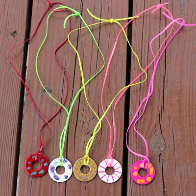 Washer Necklace | Fun Family Crafts