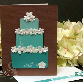 Paint Chip Cake Card
