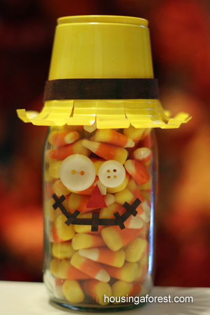 Candy Corn Scarecrow | Fun Family Crafts