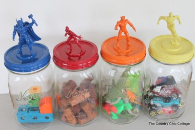 Superhero Jar Toy Storage
