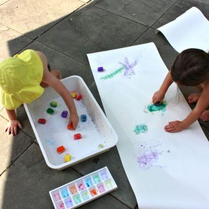 Ice Cube Painting | Fun Family Crafts