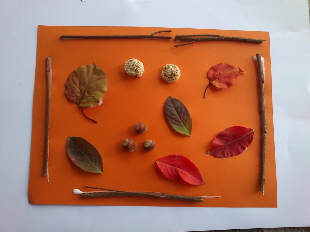 Fall Nature Collage | Fun Family Crafts