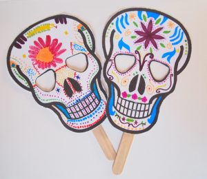 Day of the Dead Printable Masks | Fun Family Crafts