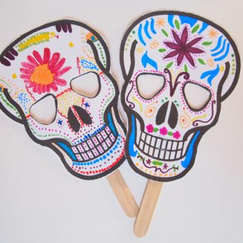 Day of the Dead Printable Masks