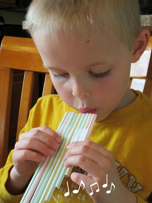 Drinking Straw Pan Flute