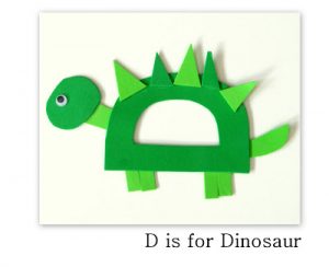 Letter D Dinosaur | Fun Family Crafts