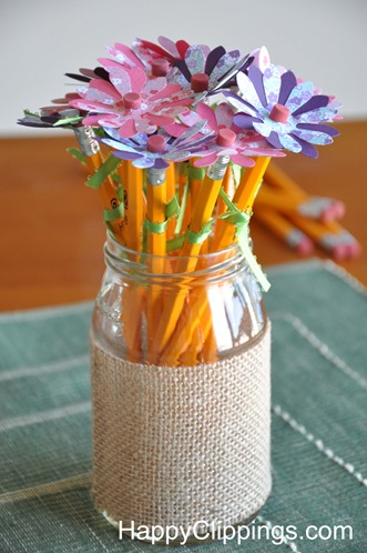 Pencil Flowers Fun Family Crafts