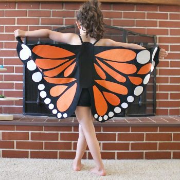 Felt Monarch Butterfly Wings