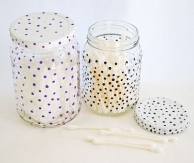 Polka Dot Storage Jars