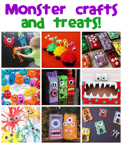 Monster Crafts & Recipes - Fun Family Crafts