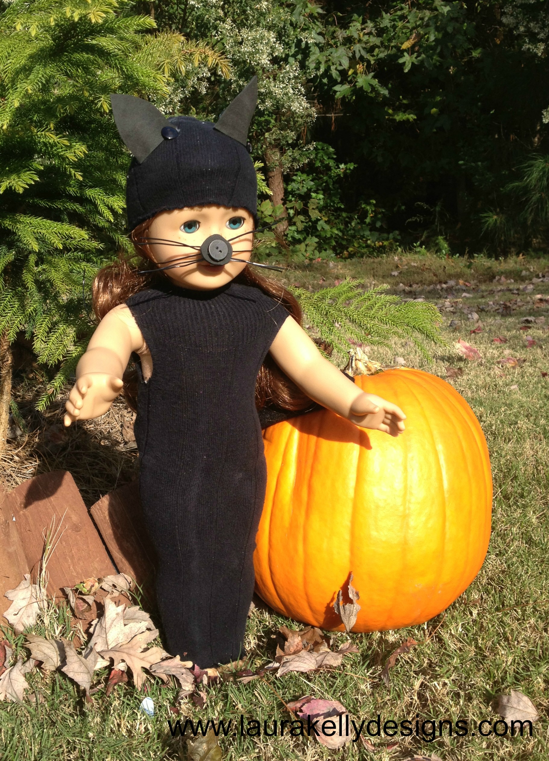 Black Cat Doll Costume Fun Family Crafts