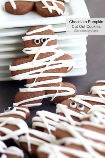 Chocolate Mummy Cookies