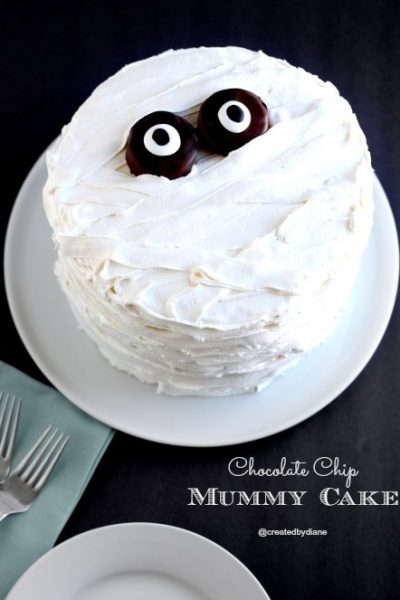Chocolate Chip Mummy Cake