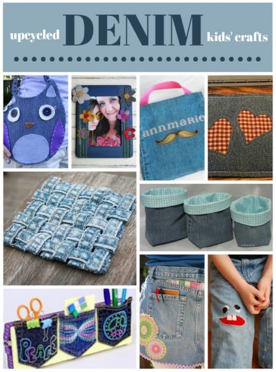 What To Do With Old Jeans No-Sew Projects - Pillar Box Blue