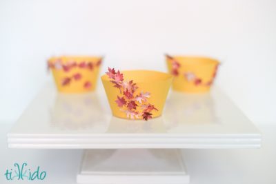 Fall Leaf Cupcake Wrappers