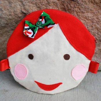 Doll Face Circle Pouch