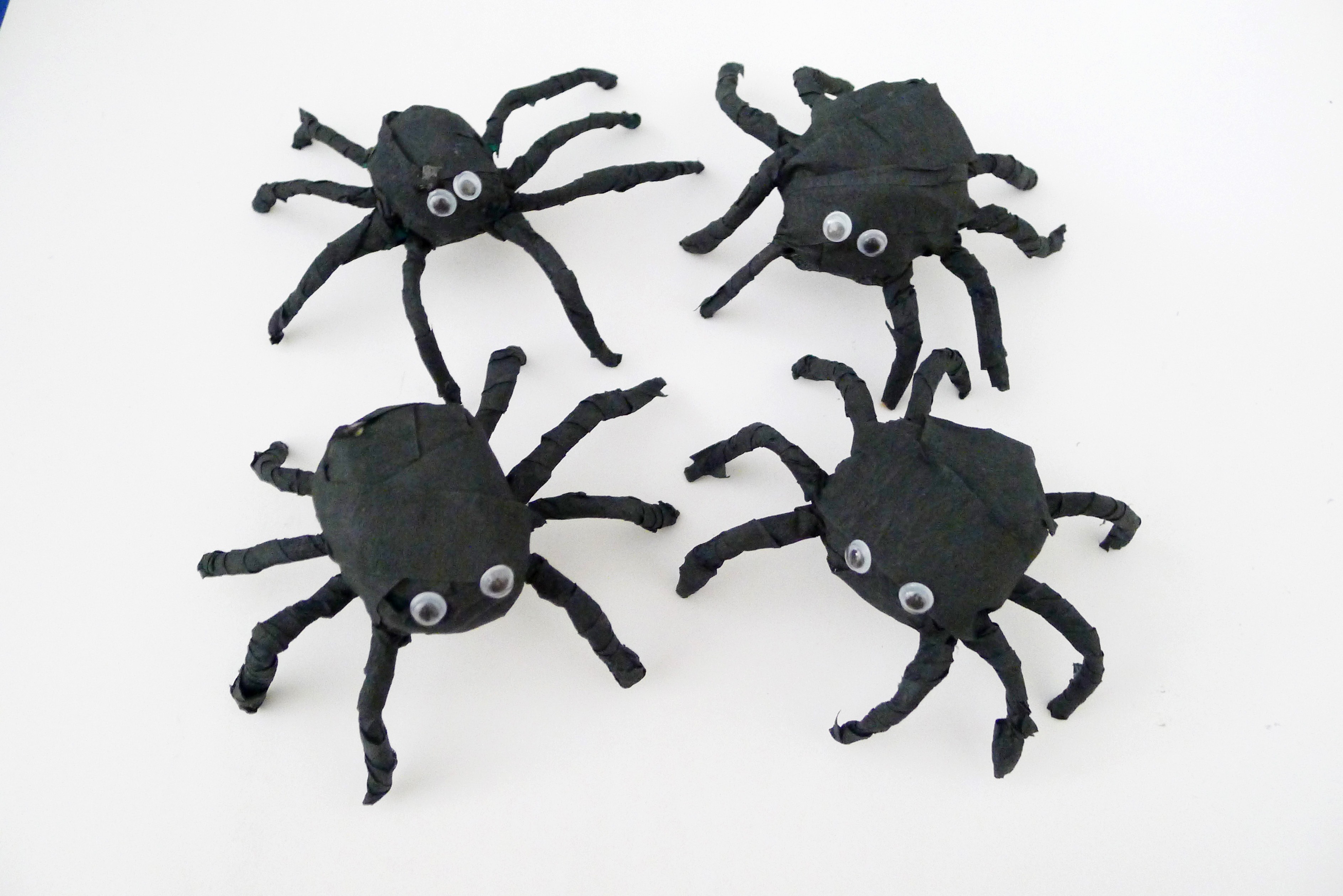 Crepe Paper Spiders | Fun Family Crafts