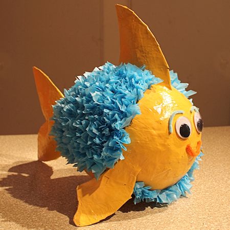 How To Make a Paper Mache Fish - Studio DIY