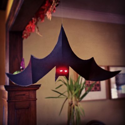 Spooky Eyed LED Bat