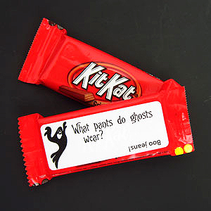 Funny Halloween Candy Labels