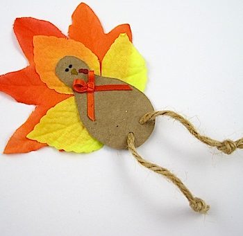 Fall Leaf Turkey Magnet
