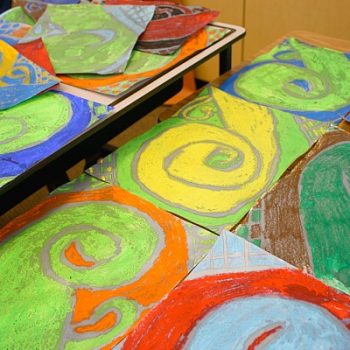 Art with Oil Pastels and Watercolors