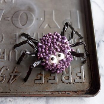 Candy-Coated Marshmallow Spiders