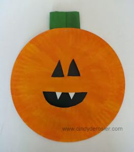 Paper Plate Pumpkin | Fun Family Crafts