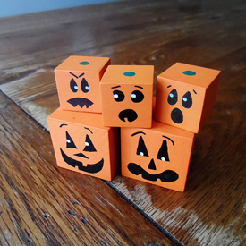 Jack O’Lantern Wooden Blocks