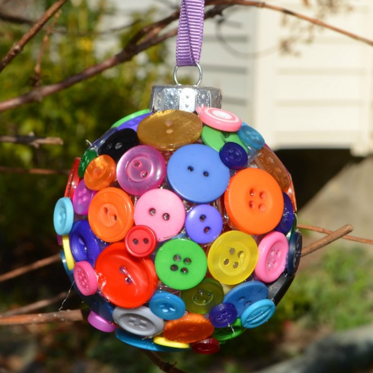 Button Ornament Fun Family Crafts