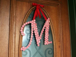 Peppermint Candy Monogram