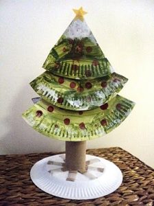 Paper Plate Christmas Tree | Fun Family Crafts