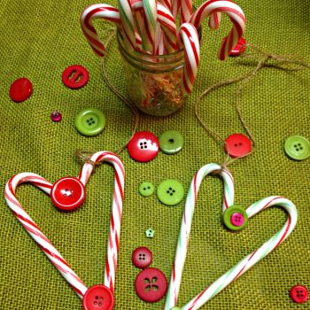 Heart Candycane Ornaments
